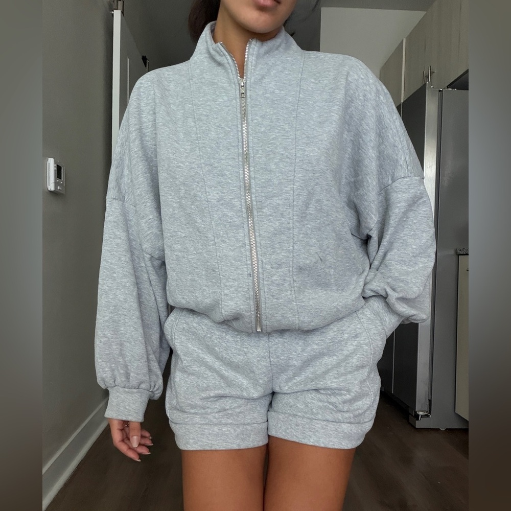 SHEIN Light Gray Casual Set new